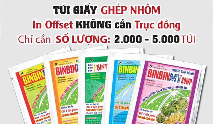 Sản xuất túi giấy ghép màng nhôm đựng phân bón giá rẻ tại tphcm