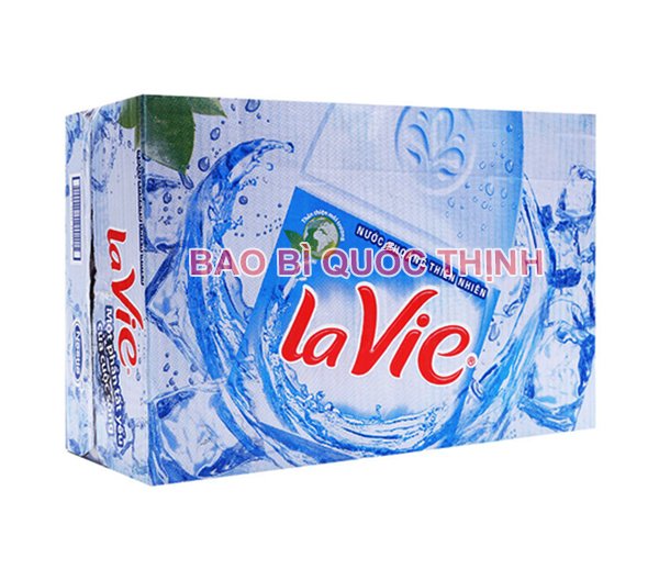 thùng carton 3 lớp in offset đựng nước uống đóng chai - hinh 2