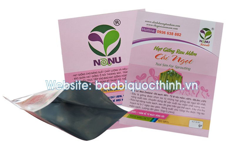 Địa chỉ in bao bì túi đựng hạt giống rau mầm giá rẻ, uy tín tại TP.HCM - hình 3