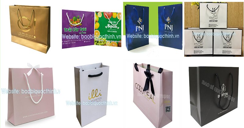 Túi giấy đựng quần áo thời trang cao cấp tại Bao Bì Quốc Thịnh