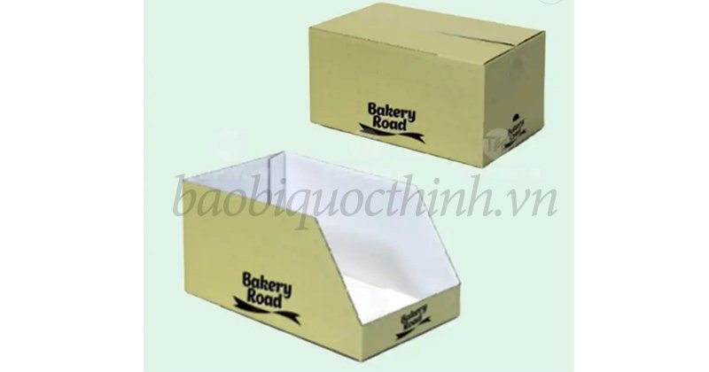 khay trưng bày sản phẩm dang hộp xé Bao Bì Quốc Thịnh 