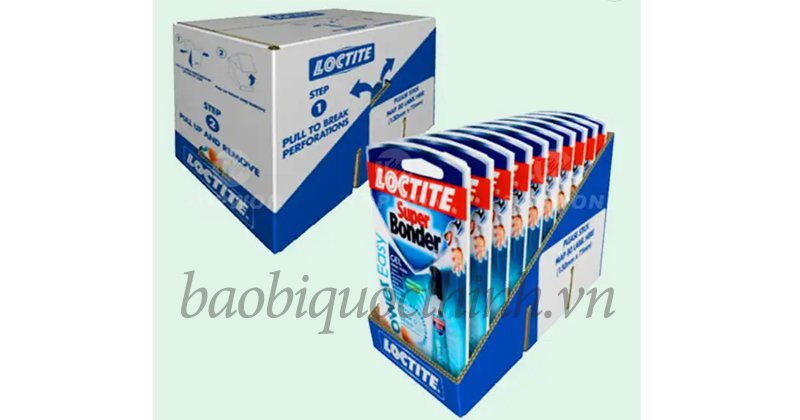 hộp giấy kết hợp trưng bày sản phẩm Bao Bì Quốc Thịnh