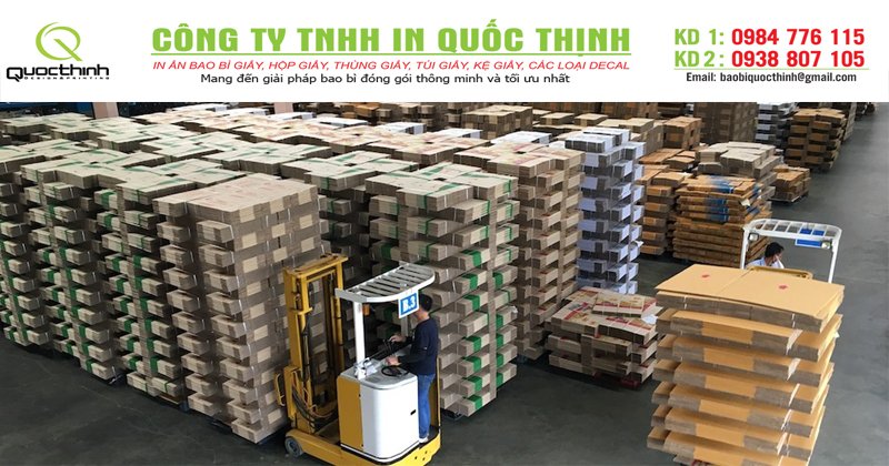 Xưởng sản xuất thùng giấy Bao Bì Quốc Thịnh