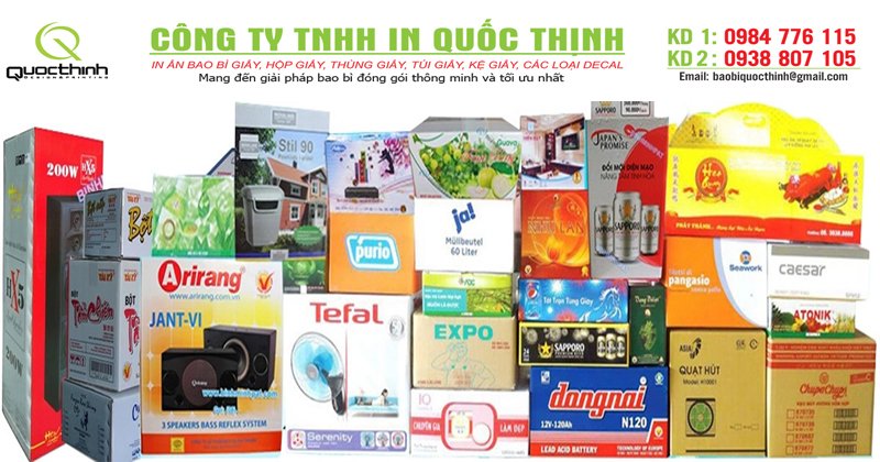 Sản xuất thùng carton tại công ty Bao Bì Quốc Thịnh